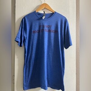 Flying Saucer Emporium  Beerknurd It’s Not Rocket Surgery  Beer  T Shirt Sz L